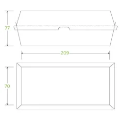 Hot Dog BioBoard Box