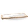 Large BioBoard Catering Tray PLA Window Lid
