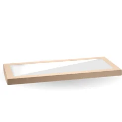 Large BioBoard Catering Tray PLA Window Lid