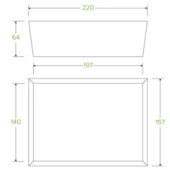 Large BioBoard Lunch Box With Window