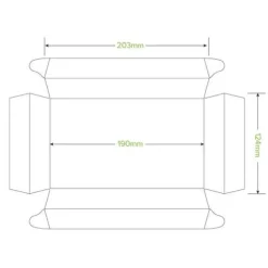 Large BioBoard Sushi Tray