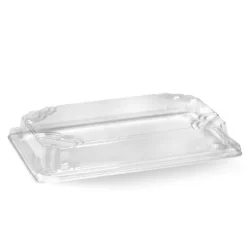 Large Plant Fibre Sushi Tray PET Lid