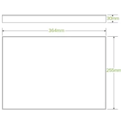 Medium BioBoard Catering Tray Lid