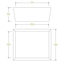 Medium BioBoard Lunch Box