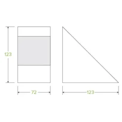 Medium BioBoard Sandwich Wedge