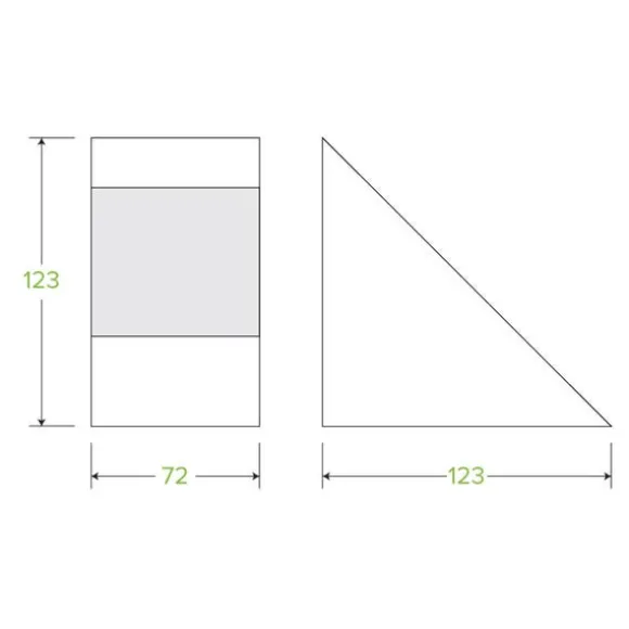 Medium BioBoard Sandwich Wedge