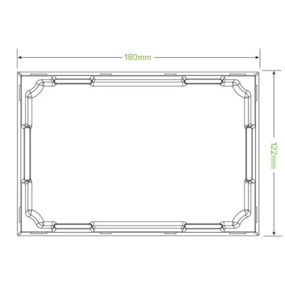 Medium BioBoard Sushi Tray PET Lid