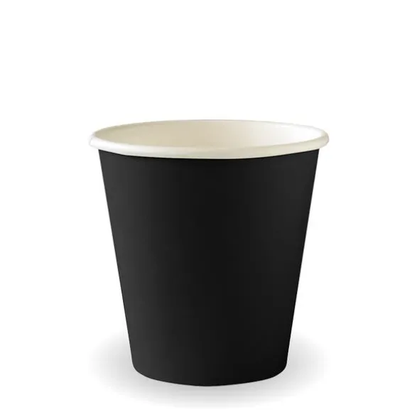 230ml / 6oz (80mm) Black Single Wall BioCup