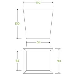 780ml / 26oz BioBoard Noodle Box