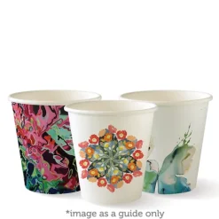 230ml / 6oz (80mm) Art Series Single Wall BioCup