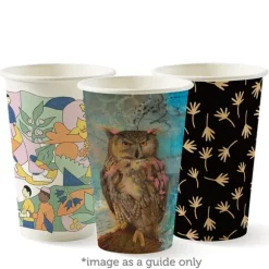 350ml / 12oz (80mm) Art Series Single Wall BioCup