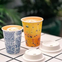 350ml / 12oz (80mm) Art Series Single Wall BioCup