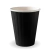 255ml / 8oz (80mm) Black Double Wall BioCup