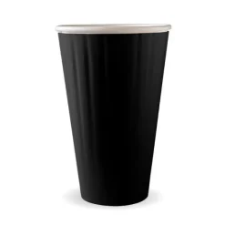 460ml / 16oz (90mm) Black Double Wall BioCup