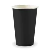 350ml / 12oz (80mm) Black Single Wall BioCup