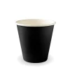 280ml / 8oz (90mm) Black Single Wall BioCup