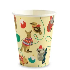 280ml / 8oz (80mm) Christmas Single Wall BioCup