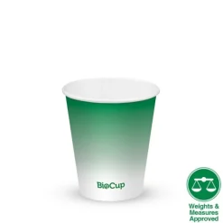 300ml / 10oz (90mm) Green Cold Paper BioCup