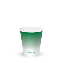 200ml / 6oz (80mm) Green Cold Paper BioCup