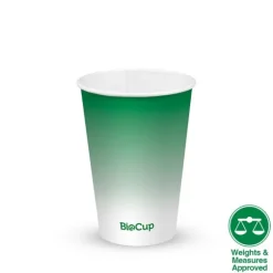 420ml / 14oz (90mm) Green Cold Paper BioCup