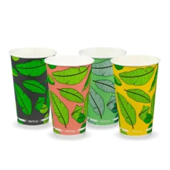510ml / 16oz (90mm) Leaf Cold Paper BioCup