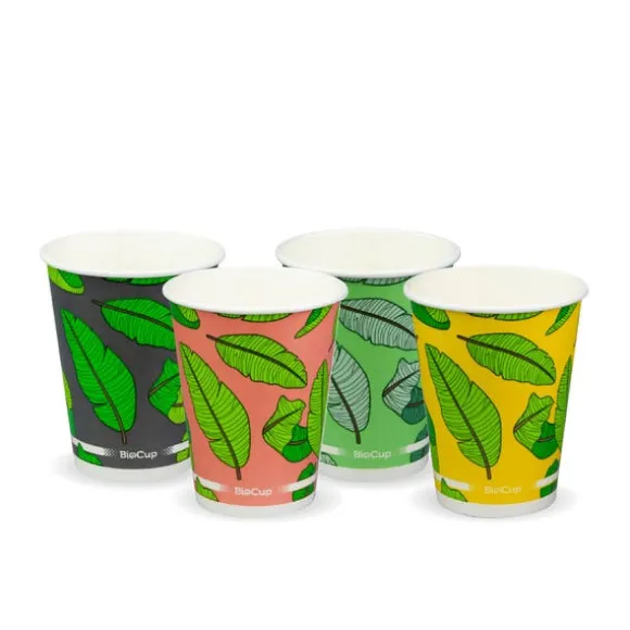 390ml / 12oz (90mm) Leaf Cold Paper BioCup