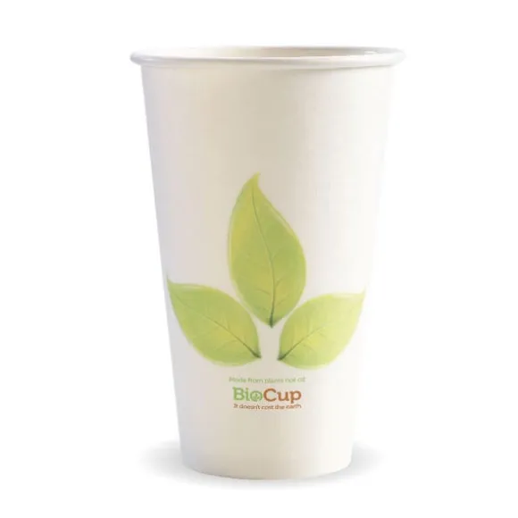 510ml / 16oz (90mm) Leaf Single Wall BioCup