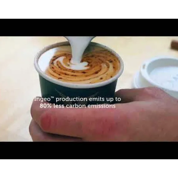 280ml / 8oz (80mm) Leaf Single Wall BioCup