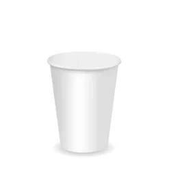 390ml / 12oz (90mm) White Cold Paper BioCup