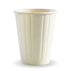 255ml / 8oz (80mm) White Double Wall BioCup