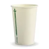 320ml / 10oz (80mm) White Green Line Single Wall BioCup
