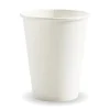 390ml / 12oz (90mm) White PHA Single Wall BioCup