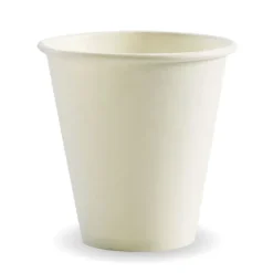 280ml / 8oz (90mm) White Single Wall BioCup