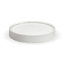 250ml / 8oz White Paper BioBowl Lid