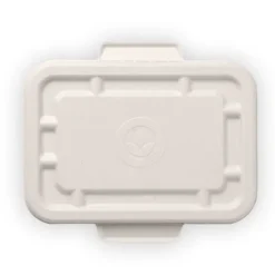 500ml & 600ml White Plant Fibre Takeaway Lid