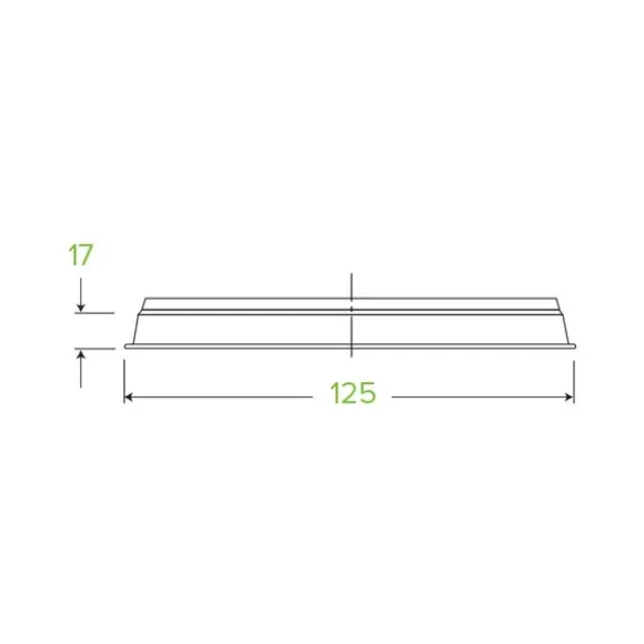 240-960ml Clear BioBowl Lid