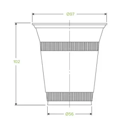 360ml Clear BioCup
