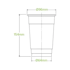 700ml Clear BioCup