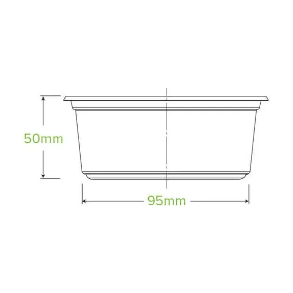 360ml Clear Unbranded BioBowl
