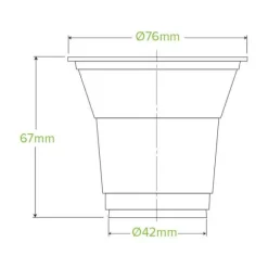 150ml Clear Unbranded BioCup