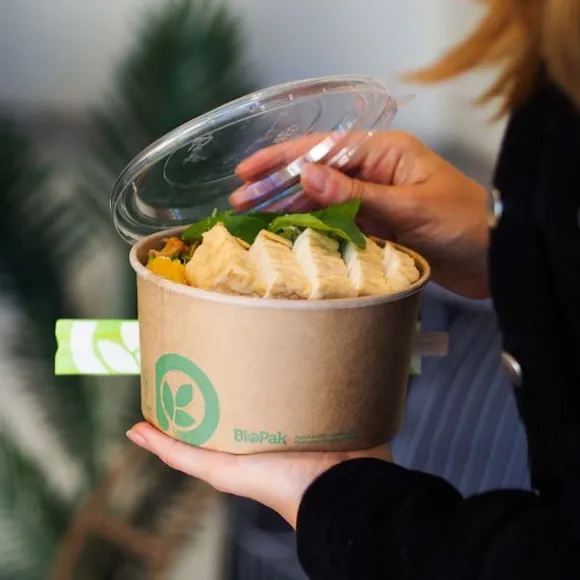 1,000ml Large Kraft BioBowl