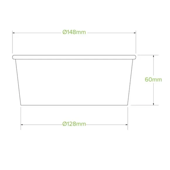 750ml Medium Kraft BioBowl