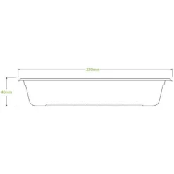 750ml Plant Fibre Tray