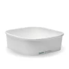 1,000ml White BioBoard Square Takeaway Base