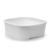 1,200ml White BioBoard Square Takeaway Base