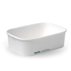 650ml White BioBoard Takeaway Base