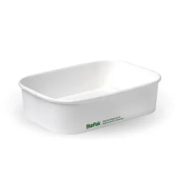 500ml White BioBoard Takeaway Base