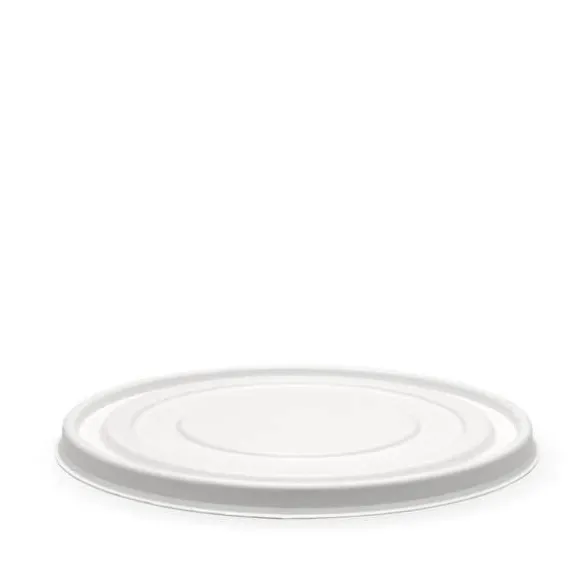 1,300ml White Plant Fibre BioBowl Lid