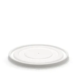 500-1,000ml White Plant Fibre BioBowl Lid