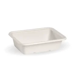 600ml White Plant Fibre Takeaway Base